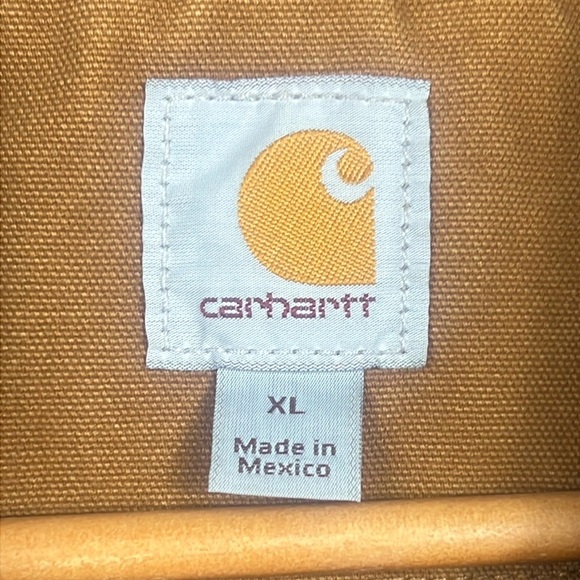 Carhartt Men’s XL Canvas Utility Barn Coat Corduroy Collar Heavyweight Canvas - Picture 5 of 13